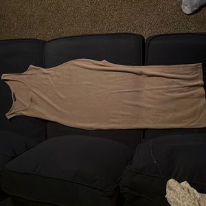 Brown dress from SHEIN size M! Deep split ! Worn once in Vegas!